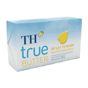 cục bơ lạt tự nhiên th true butter 200g