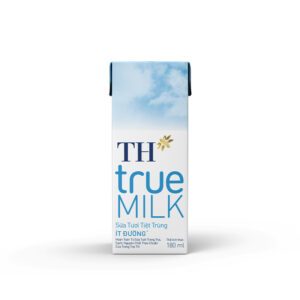 Sữa Tươi Tiệt Trùng Ít Đường TH true MILK 180ml