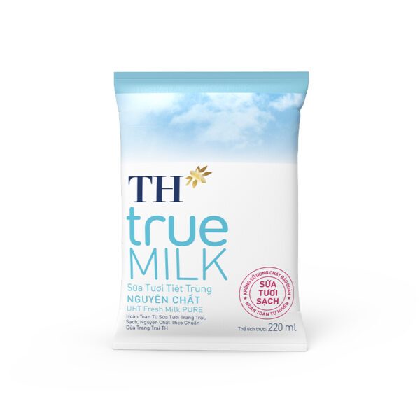 Sữa Tươi Tiệt Trùng Nguyên Chất TH true MILK 220ml